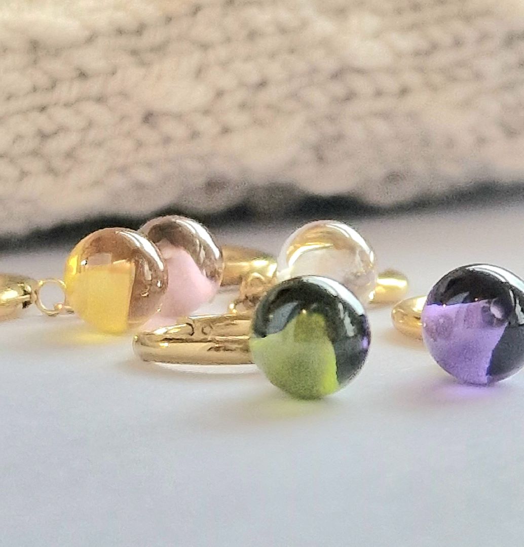 My Pearl Eyrnalokkur / Prjónamerki með Sirkon stein