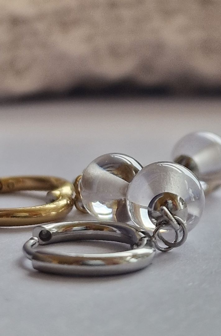 My Pearl Eyrnalokkur / Prjónamerki með Sirkon stein