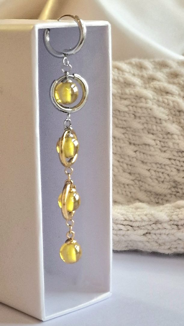 My Pearl Eyrnalokkur / Prjónamerki með Sirkon stein