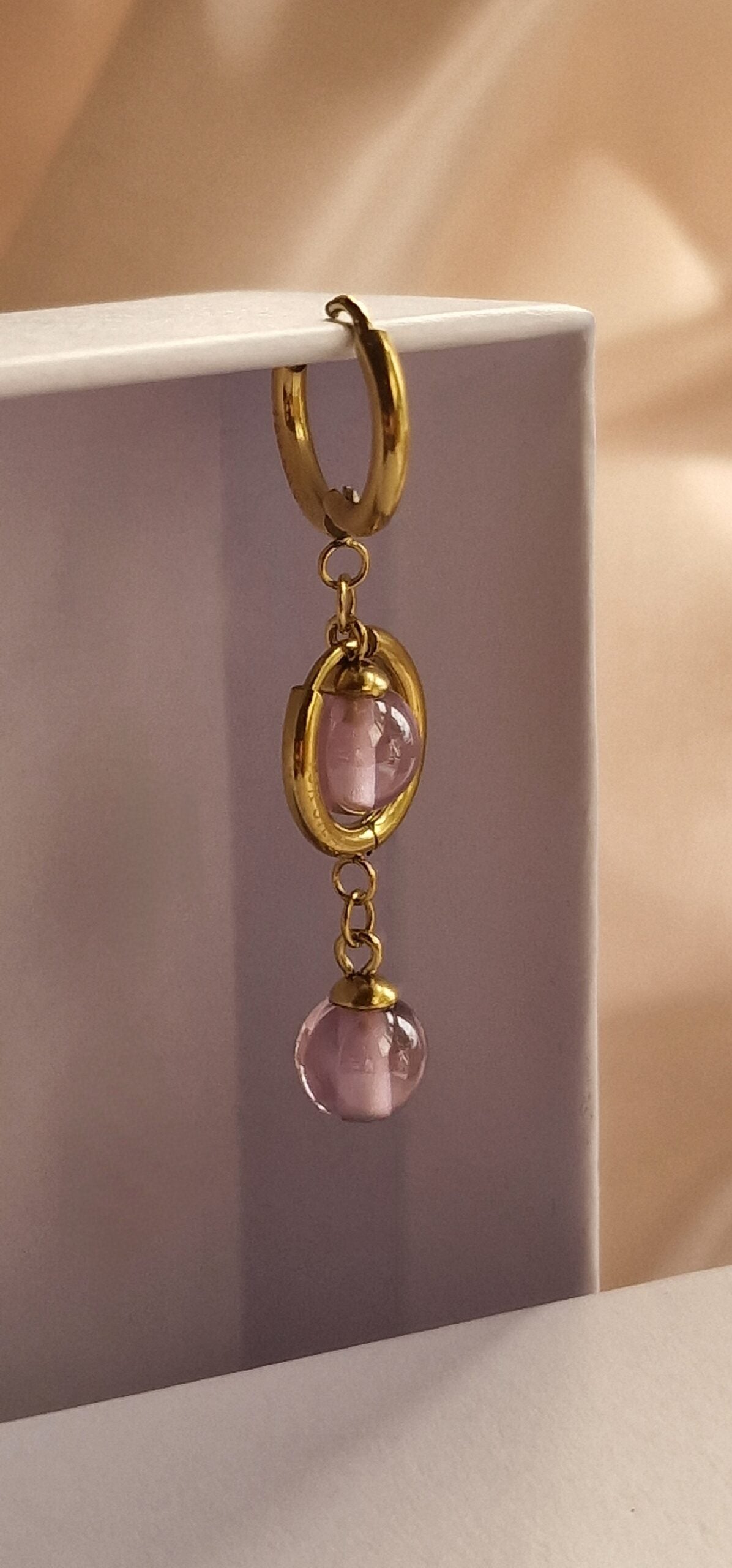 My Pearl Eyrnalokkur / Prjónamerki með Sirkon stein