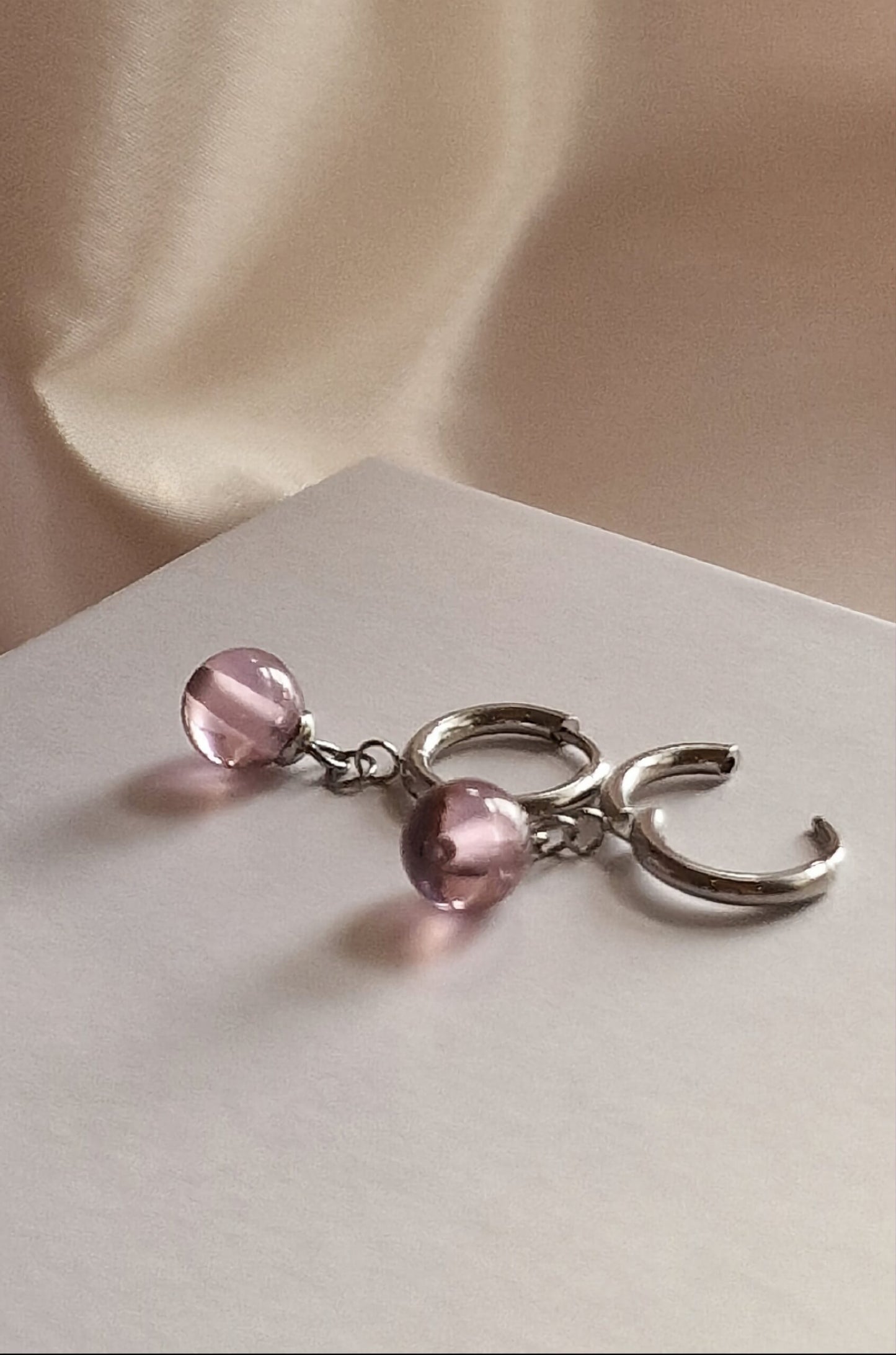 My Pearl Eyrnalokkur / Prjónamerki með Sirkon stein