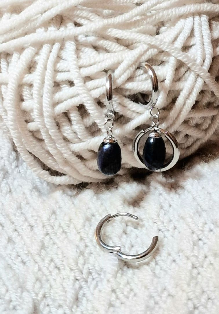 My Pearl - HOOP Eyrnalokkar / Lykkjumerki