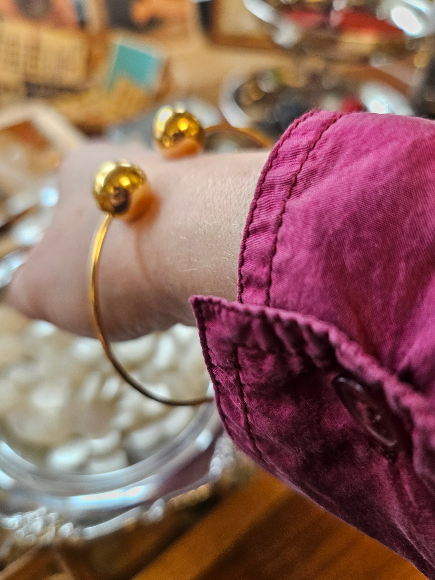 My Pearl - Armband / Lykkjuhaldari - 316L / 18K